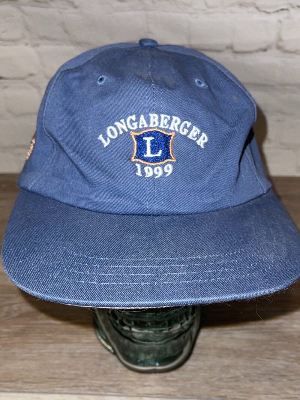 NEW VINTAGE 1999 LONGABERGER CLASP STRAP BACK HAT